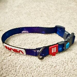WAUDOG NASA Nylon Standard Dog Collar Size Medium 9.5 in to 15.75 in NWOT